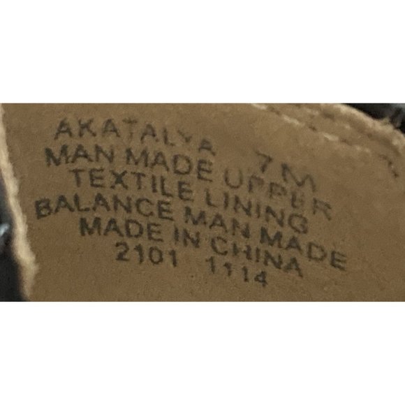 Anne Klein sport akatalya Womens Size 7  Black Multicolor side bow Ballet Flats - Picture 8 of 8